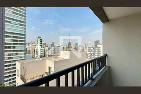 Varanda de apartamento à venda com 1 quarto, 25m² em Pinheiros, São Paulo