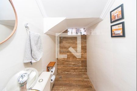 Lavabo de casa de condomínio à venda com 3 quartos, 132m² em Vila América, Santo André