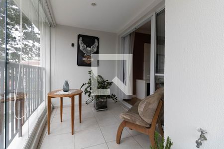Varanda da Sala de apartamento à venda com 2 quartos, 86m² em Vila Gumercindo, São Paulo