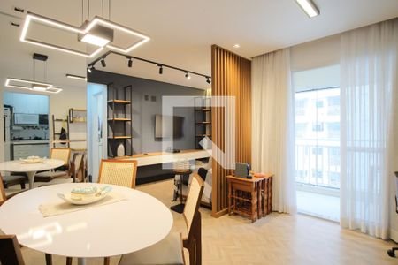 Sala de Jantar de apartamento à venda com 1 quarto, 50m² em Maranhão, São Paulo
