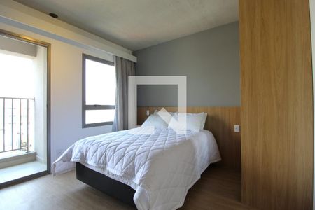 Sala/Quarto de kitnet/studio para alugar com 1 quarto, 24m² em Indianópolis, São Paulo