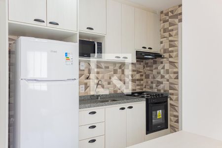Sala/Cozinha de apartamento para alugar com 1 quarto, 25m² em Barra Funda, São Paulo
