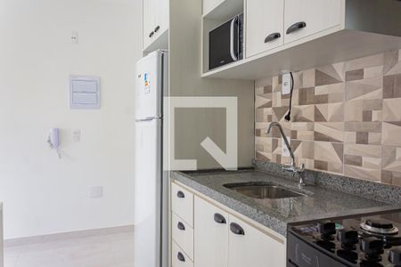 Sala/Cozinha de apartamento para alugar com 1 quarto, 25m² em Barra Funda, São Paulo