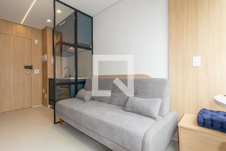 Sala de apartamento para alugar com 1 quarto, 27m² em Vila Olímpia, São Paulo
