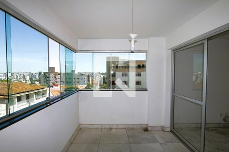 Varanda da Sala de apartamento à venda com 4 quartos, 135m² em Calafate, Belo Horizonte