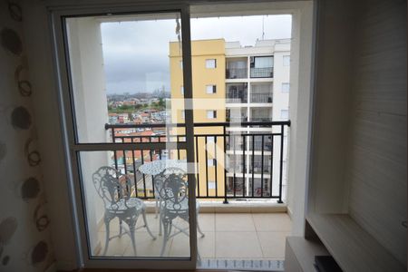 Varanda da Sala de apartamento para alugar com 2 quartos, 51m² em Jardim Jamaica, Santo André