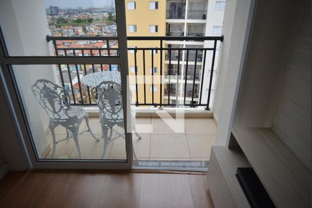 Varanda da Sala de apartamento para alugar com 2 quartos, 51m² em Jardim Jamaica, Santo André
