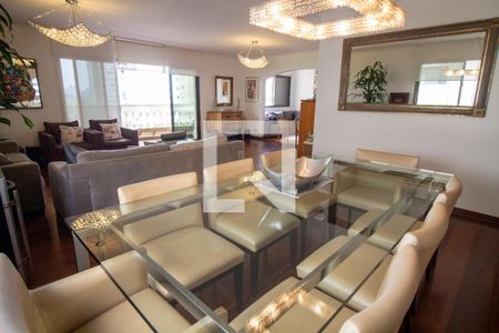 Sala de Jantar de apartamento à venda com 4 quartos, 210m² em Campo Belo, São Paulo