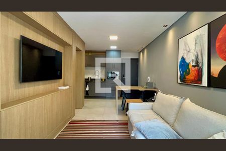 Sala de apartamento para alugar com 1 quarto, 200m² em Jardins, São Paulo