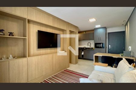 Sala de apartamento para alugar com 1 quarto, 200m² em Jardins, São Paulo