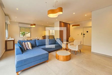 Sala de apartamento para alugar com 5 quartos, 209m² em Centro, Guarujá