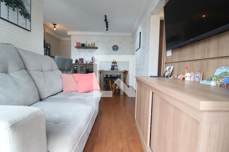 Sala de apartamento à venda com 2 quartos, 49m² em Vila Eldizia, Santo André