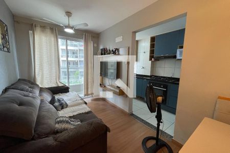 Sala de apartamento para alugar com 2 quartos, 44m² em Chácaras Rio-petrópolis, Duque de Caxias