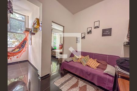 Sala de apartamento à venda com 1 quarto, 50m² em Glória, Rio de Janeiro
