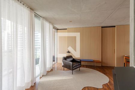 Sala de apartamento para alugar com 1 quarto, 89m² em Vila Nova Conceição, São Paulo