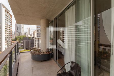 Sacada de apartamento para alugar com 1 quarto, 89m² em Vila Nova Conceição, São Paulo