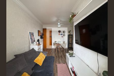 Sala de apartamento à venda com 2 quartos, 55m² em Vila Príncipe de Gales, Santo André