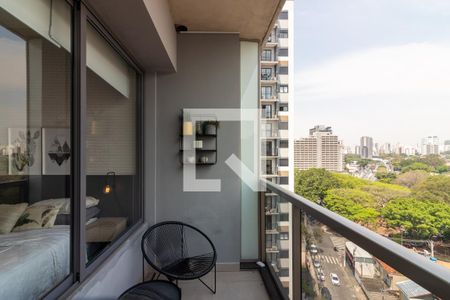 Varanda de kitnet/studio à venda com 1 quarto, 27m² em Vila Olímpia, São Paulo
