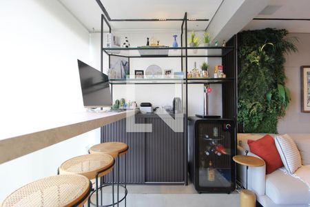 Sala de apartamento para alugar com 2 quartos, 65m² em Indianópolis, São Paulo