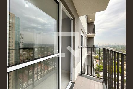 Sacada de apartamento para alugar com 1 quarto, 27m² em Campo Belo, São Paulo