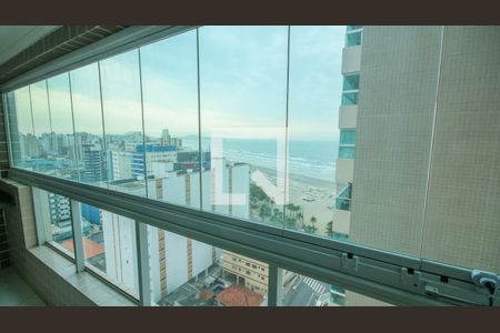 Varanda da Sala de apartamento para alugar com 2 quartos, 77m² em Nova Mirim, Praia Grande