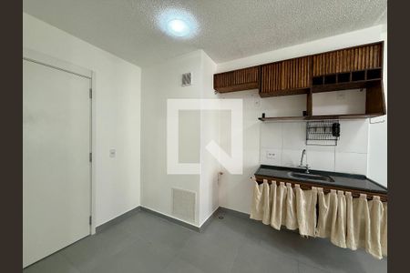 Sala/Cozinha de apartamento à venda com 1 quarto, 24m² em Santo Amaro, São Paulo