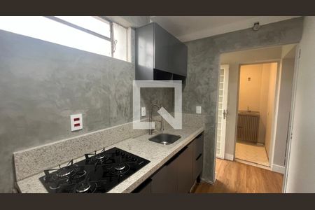 Cozinha e Área de Serviço de apartamento para alugar com 1 quarto, 28m² em Taquaral, Campinas
