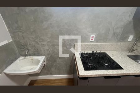 Cozinha e Área de Serviço de apartamento para alugar com 1 quarto, 28m² em Taquaral, Campinas