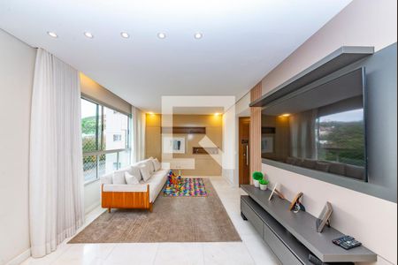 Sala de apartamento à venda com 4 quartos, 152m² em Buritis, Belo Horizonte