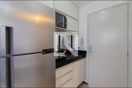 Cozinha de kitnet/studio para alugar com 1 quarto, 16m² em Vila Mariana, São Paulo