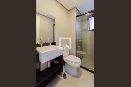 Banheiro de kitnet/studio para alugar com 1 quarto, 16m² em Vila Mariana, São Paulo