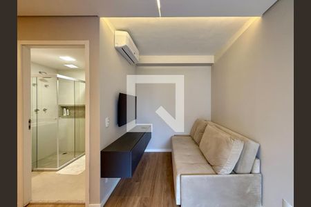 Sala de apartamento para alugar com 1 quarto, 52m² em Jardim das Acacias, São Paulo
