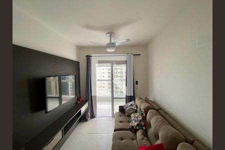 Sala/cozinha de apartamento para alugar com 1 quarto, 54m² em Vila Caiçara, Praia Grande