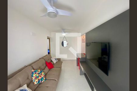 Sala/cozinha de apartamento para alugar com 1 quarto, 54m² em Vila Caiçara, Praia Grande