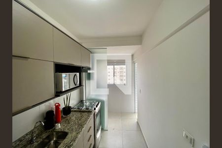 Sala/cozinha de apartamento para alugar com 1 quarto, 54m² em Vila Caiçara, Praia Grande