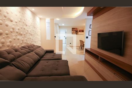 Sala de apartamento para alugar com 3 quartos, 152m² em Canto do Forte, Praia Grande