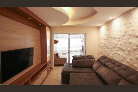 Sala de apartamento para alugar com 3 quartos, 152m² em Canto do Forte, Praia Grande