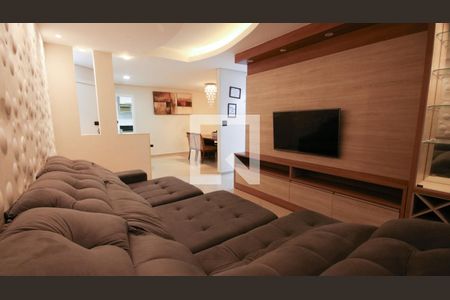 Sala de apartamento para alugar com 3 quartos, 152m² em Canto do Forte, Praia Grande