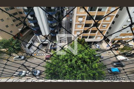 Vista da Sala de apartamento para alugar com 1 quarto, 42m² em Boqueirão, Santos