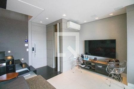 Sala/Cozinha de apartamento à venda com 1 quarto, 68m² em Brooklin, São Paulo