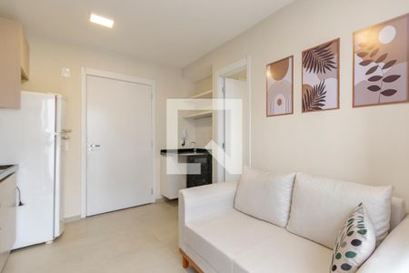 Sala/Cozinha de apartamento para alugar com 1 quarto, 27m² em Campo Belo, São Paulo