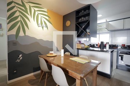 Sala de Jantar de apartamento à venda com 3 quartos, 80m² em Vila Eldizia, Santo André