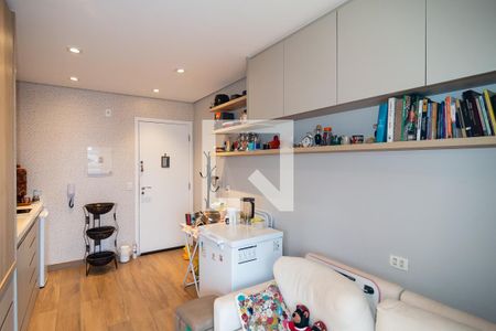 Sala/Cozinha de apartamento para alugar com 1 quarto, 33m² em Bela Vista, São Paulo