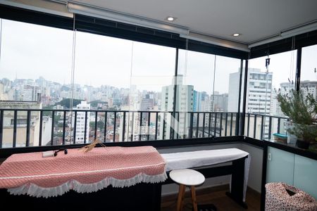 Varanda de apartamento para alugar com 1 quarto, 33m² em Bela Vista, São Paulo