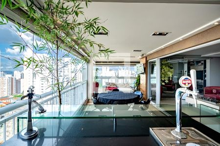 Sala de apartamento para alugar com 4 quartos, 206m² em Vila Romana, São Paulo