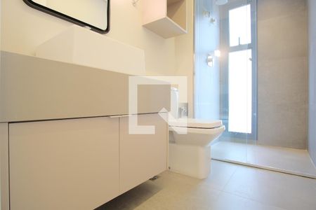 Banheiro de kitnet/studio para alugar com 1 quarto, 38m² em Vila Gomes Cardim, São Paulo