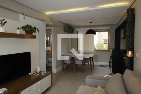 Sala de apartamento à venda com 2 quartos, 70m² em Auxiliadora, Porto Alegre