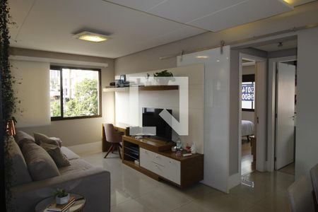 Sala de apartamento à venda com 2 quartos, 70m² em Auxiliadora, Porto Alegre