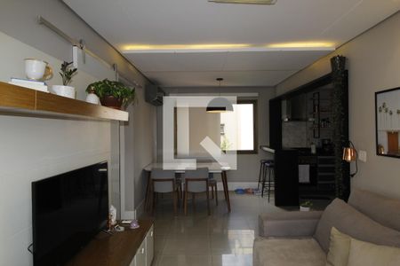 Sala de apartamento à venda com 2 quartos, 70m² em Auxiliadora, Porto Alegre