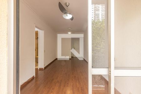 Varanda da Sala de apartamento à venda com 2 quartos, 61m² em Moema, São Paulo